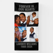 Bannière de couverture de gravier funéraire person (Verticale)