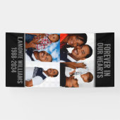 Bannière de couverture de gravier funéraire person (Horizontal)