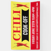 Bannière de cuisine chilienne personnalisée - Fête (Vertical)