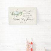 Bannière de décoration du Baby shower Citrouille b (Insitu)