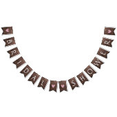 Bannière de décoration en bois Brown rustique (Tout)