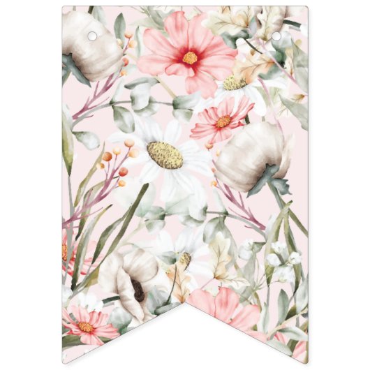 Bannière de décoration Future Mrs avec fleurs sauv (Troisième drapeau)