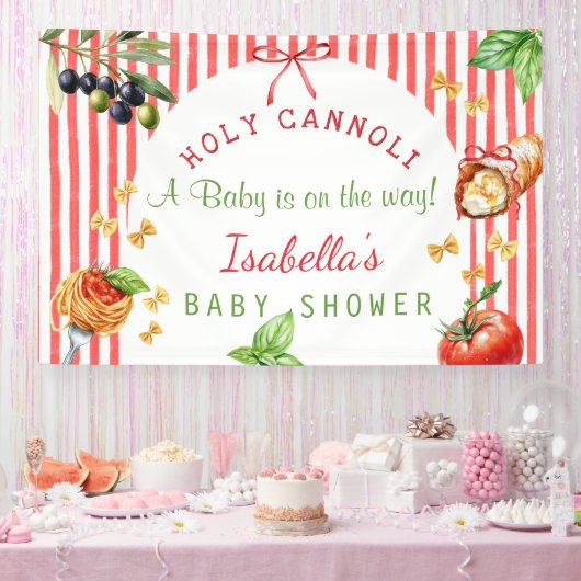 Bannière de décoration pour Baby Shower Cannoli Sa (Fête)