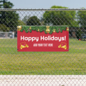 Bannière de défilé de la voiturette de Noël (Insitu)