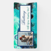 Bannière de demande en mariage personnalisée avec (Verticale)