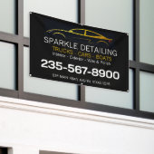 Bannière de detailing de voiture professionnelle (Bâtiment extérieur)