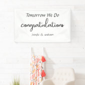 Bannière de dîner de répétition "Demain nous faiso (En situation)