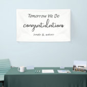 Bannière de dîner de répétition "Demain nous faiso (Salon professionnel)