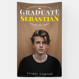 Bannière de diplôme de haut niveau