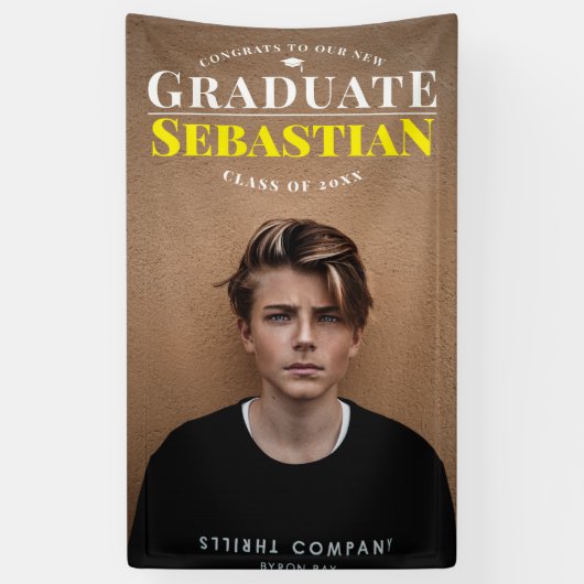 Bannière de diplôme de haut niveau (Vertical)