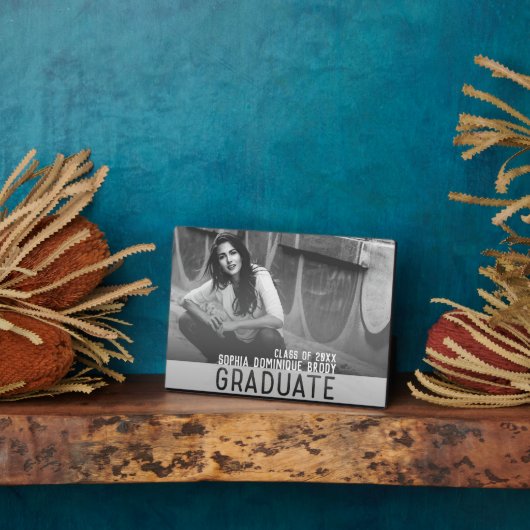 Bannière de diplôme Dons de diplôme Plaque photo (Côté)