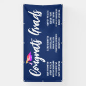 Bannière de diplômé du lycée de quartier (Verticale)