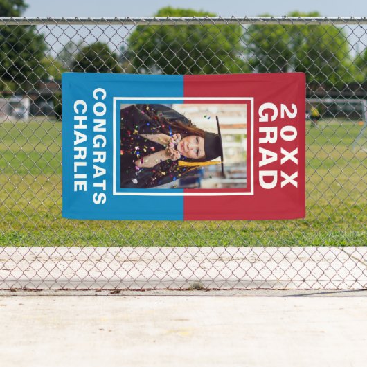 Bannière de diplôme en deux tons (En situation)