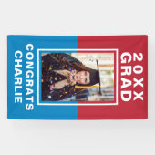 Bannière de diplôme en deux tons (Horizontal)