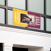 Bannière de diplôme en deux tons (Bâtiment extérieur)