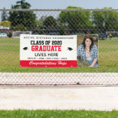 Bannière de diplômes Customisés en rouge : COVID-1 (En situation)