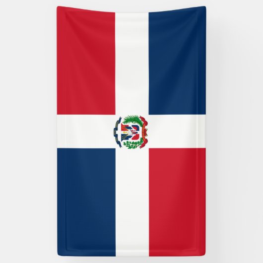 Bannière de Dominican Republic flag (Vertical)