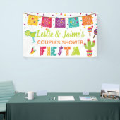 Bannière de douche Fiesta Couples - Arrière - plan (Salon professionnel)