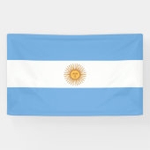 Bannière de drapeau d'Argentine Décoration festive (Horizontal)