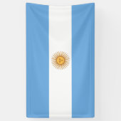 Bannière de drapeau d'Argentine Décoration festive (Vertical)