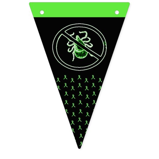 Bannière de drapeau de la sensibilisation à la mal (Deuxième drapeau)