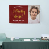 bannière de faire-part de graduation virtuellement (Salon professionnel)