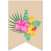 Bannière de faisceau de Baby shower Aloha (Troisième drapeau)