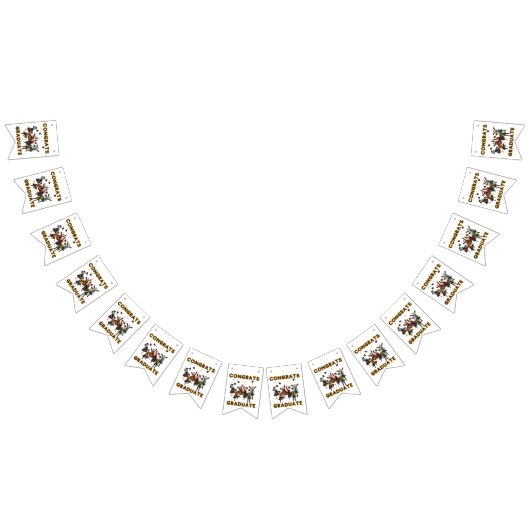 Bannière de fanions Félicitations Diplômé (Tout)