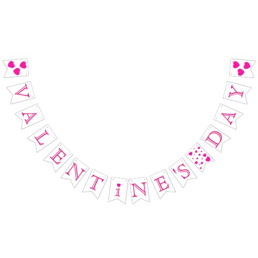 Bannière de fanions - Saint-Valentin (Tout)