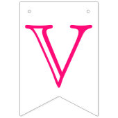 Bannière de fanions - Saint-Valentin (Deuxième drapeau)