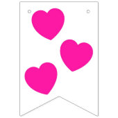 Bannière de fanions - Saint-Valentin (Premier drapeau)
