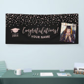 Bannière de Félicitations de Remise de Diplôme Con (Salon professionnel)