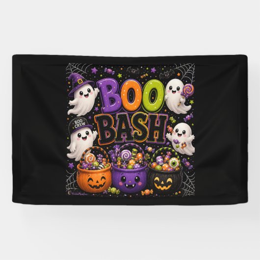 Bannière de fête Boo Bash (Horizontal)