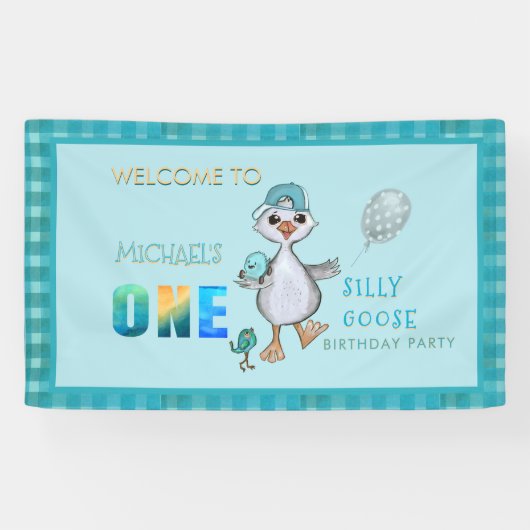 Bannière de fête d'accueil pour l'anniversaire d'O (Horizontal)