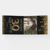 Bannière de fête d'anniversaire 30 ans moderne (Horizontal)