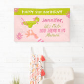 Bannière de fête d'anniversaire adulte Margarita F (En situation)