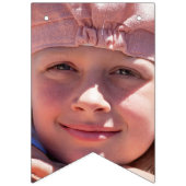 BANNière DE FÊTE D'ANNIVERSAIRE AVEC PHOTO PERSONN (Premier drapeau)