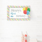 Bannière de fête d'anniversaire classique en forme (Insitu)