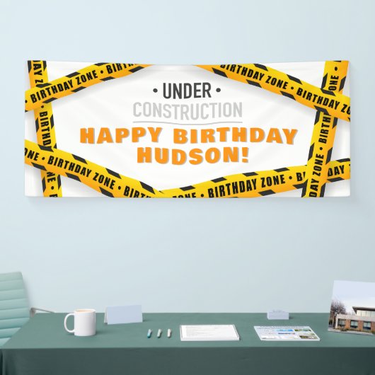 Bannière de fête d'anniversaire de construction –  (Salon professionnel)