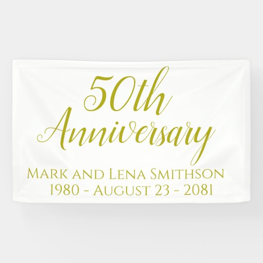 Bannière de fête d'anniversaire personnalisée (Horizontal)