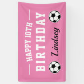 Bannière de fête d'anniversaire sur mesure thème f (Vertical)