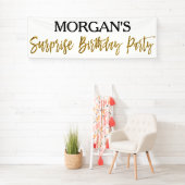 Bannière de fête d'anniversaire surprise (En situation)