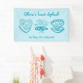 Bannière de fête de bachelorette personnalisée Las (En situation)