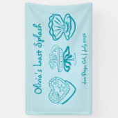 Bannière de fête de bachelorette personnalisée Las (Vertical)