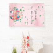 Bannière de fête de bébé agneau mignon (Insitu)