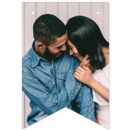 Bannière de fête de fiançailles marbrée rouge (Premier drapeau)