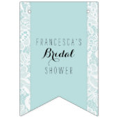 Bannière de Fête de la mariée de dentelle avec la (Deuxième drapeau)