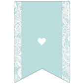 Bannière de Fête de la mariée de dentelle avec la (Premier drapeau)