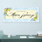 Bannière de Fête de Mariage au Citron (Salon professionnel)