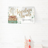 Bannière de Fête de Mariage, l'Aventure Attend (Insitu)